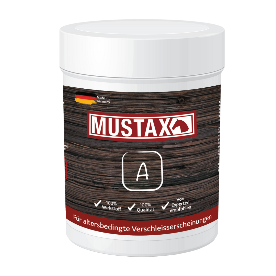 MUSTAX A, Arthrose Pferd, Pferd Gelenkprobleme, Teufelskralle Pferd, Spat, Gelenkprobleme Pferde, Ältere Pferde